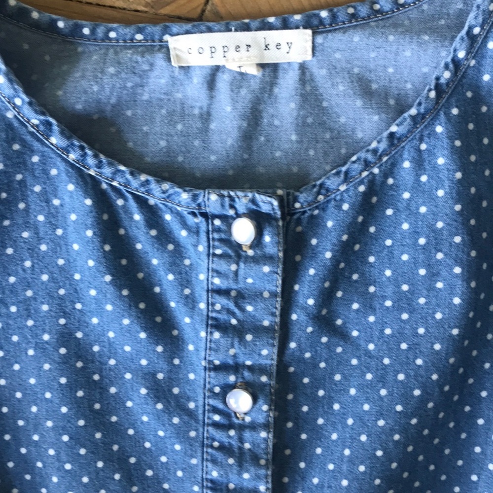Girls denim dress